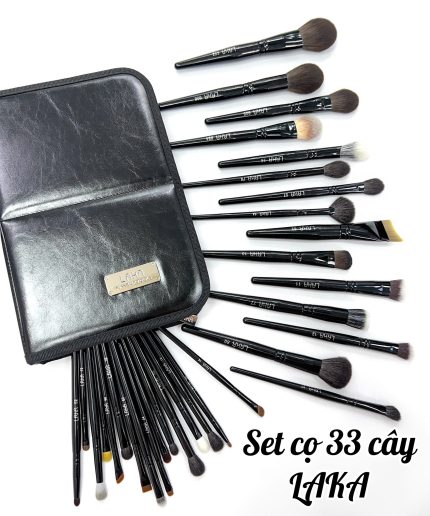 BỘ CỌ 33 CÂY LAKA CÁN ĐEN CAO CẤP SANG TRỌNG